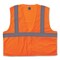 Ergodyne GloWear 8210Z Class 2 Economy Mesh Vest, Polyester, Orange, 4X-Large/5X-Large 21049 - alternate 5